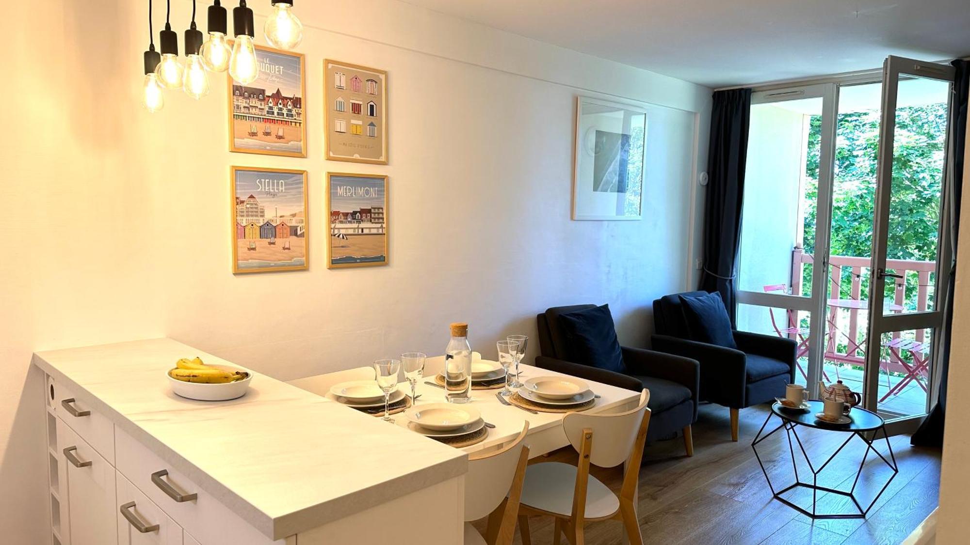 Le TouquetAppt 4 Pers-2 Chb-2 Sdb-Piscine-Linge Inclus-Literies Faites A L'Arrivee Inclus-Parkingアパートメント エクステリア 写真